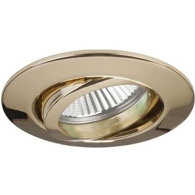 Brumberg LED-Einbaustrahler - LED-Einbaustrahlerset, gold, schaltbar, rund Brumberg LED-Einbaustrahler - LED-Einbaustrahlerset, gold, schaltbar, rund