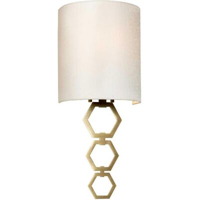 Elstead Lighting, Deckenleuchte, Clark Wandleuchte E27 Small Gealtertes Messing Elfenbeinfarbe (E27) Elstead Lighting, Deckenleuchte, Clark Wandleuchte E27 Small Gealtertes Messing Elfenbeinfarbe (E27)