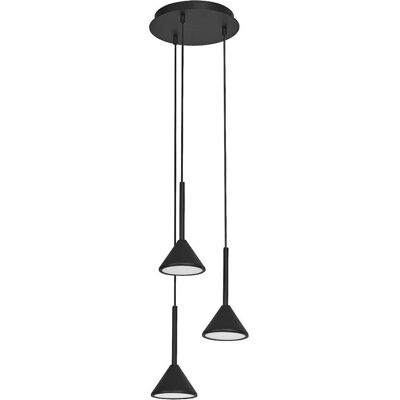 Osram, Pendelleuchte, LED Pendelleuchte Decor Fuji 3XPendant PL 13W 930 Black Warm weiss 4099854460418 (500 lm) Osram, Pendelleuchte, LED Pendelleuchte Decor Fuji 3XPendant PL 13W 930 Black Warm weiss 4099854460418 (500 lm)