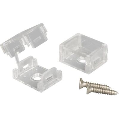 EVN, Beleuchtung Zubehör, IC65230BB BefestigungsclipSet zu LEDStrip 230V 2erSet EVN, Beleuchtung Zubehör, IC65230BB BefestigungsclipSet zu LEDStrip 230V 2erSet