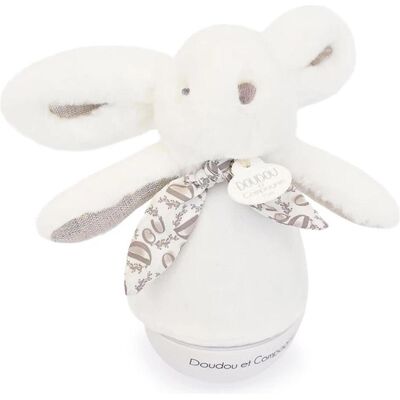 Doudou et Compagnie, Nachtlicht, Nachtlicht mit Musik Hase, weiss 16cm Doudou et Compagnie, Nachtlicht, Nachtlicht mit Musik Hase, weiss 16cm