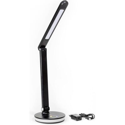 Platinet, Tischlampe, Tisch-LED-Lampe 12W dimmbar, Touch-Bedienung, USB-Anschluss, schwarz (500 lm) Platinet, Tischlampe, Tisch-LED-Lampe 12W dimmbar, Touch-Bedienung, USB-Anschluss, schwarz (500 lm)