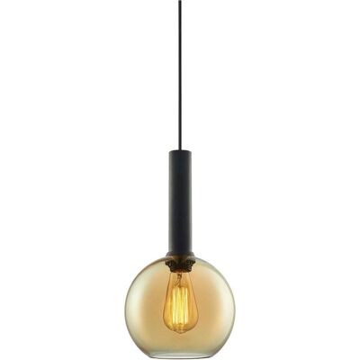 ISOLED Pendelleuchte Bernstein Glas - 20cm, 50-300cm, E27 ISOLED Pendelleuchte Bernstein Glas - 20cm, 50-300cm, E27