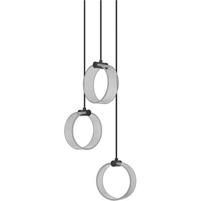 Osram, Pendelleuchte, Decor Circle 3XPendant PL 20W Click CCT Black (1300 lm) Osram, Pendelleuchte, Decor Circle 3XPendant PL 20W Click CCT Black (1300 lm)