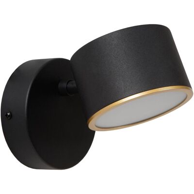 Lucide Gian Wandleuchte - Dimmbar LED 2700K - Schwarz Lucide Gian Wandleuchte - Dimmbar LED 2700K - Schwarz