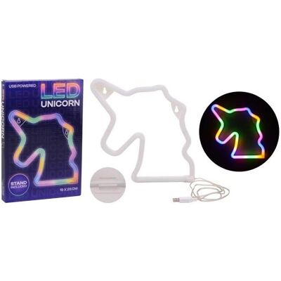 Johntoy, Nachtlicht, Einhorn-Regenbogenlampe mit USB Johntoy, Nachtlicht, Einhorn-Regenbogenlampe mit USB