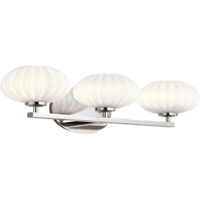 Kichler Pim Badezimmer Wandlampe - Polierter Chrom - 3000K - IP44 Kichler Pim Badezimmer Wandlampe - Polierter Chrom - 3000K - IP44