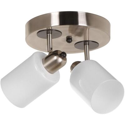 Opviq - Nomi 2 Li Tepsili Matte Chrome - Kronleuchter Opviq - Nomi 2 Li Tepsili Matte Chrome - Kronleuchter