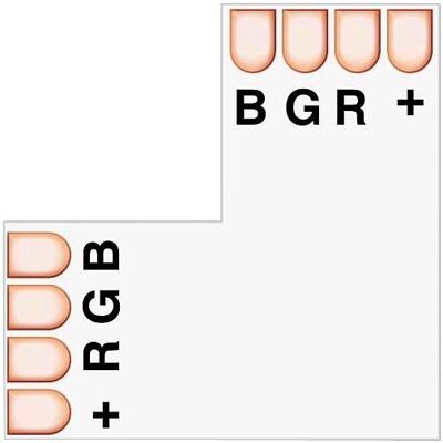 EVN, Beleuchtung Zubehör, LSTR10RGBL RGB LVerbinder 10mm EVN, Beleuchtung Zubehör, LSTR10RGBL RGB LVerbinder 10mm