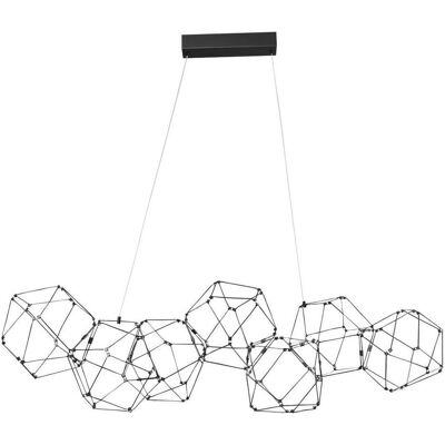 Nova Luce, Pendelleuchte, NEBULA LED Pendelleuchte Gold 34W Warmweiss 108x32x120cm 9186902 Nova Luce, Pendelleuchte, NEBULA LED Pendelleuchte Gold 34W Warmweiss 108x32x120cm 9186902