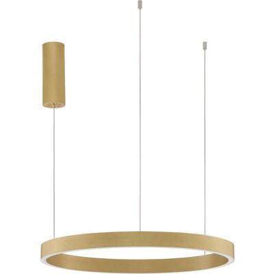 NOVA LUCE ELOWEN Gold Pendelleuchte - LED, 60W, 150cm, Ø 60cm, Dimmbar NOVA LUCE ELOWEN Gold Pendelleuchte - LED, 60W, 150cm, Ø 60cm, Dimmbar