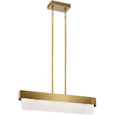 Elstead Lighting, Pendelleuchte, Elstead Serene LED Pendelleuchte Naturmessing Messing (2400 lm) Elstead Lighting, Pendelleuchte, Elstead Serene LED Pendelleuchte Naturmessing Messing (2400 lm)