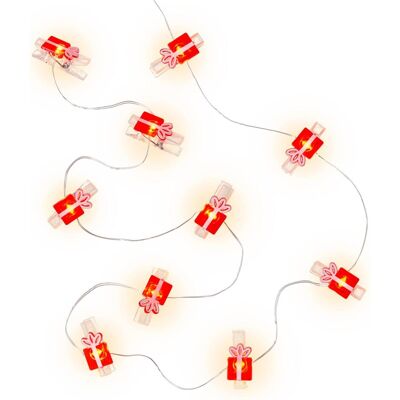 Goobay, Lichterkette, 10er LED-Fotoclips-Lichterkette "Geschenk" (1.40 m) Goobay, Lichterkette, 10er LED-Fotoclips-Lichterkette "Geschenk" (1.40 m)