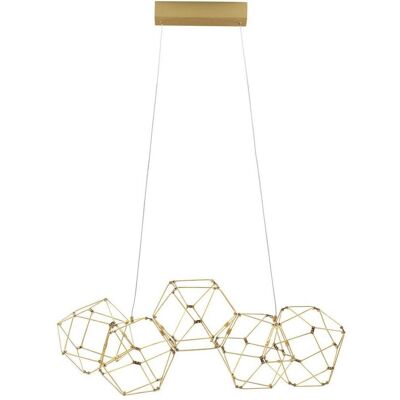 Nova Luce, Pendelleuchte, NEBULA LED Pendelleuchte Kupfer 21,6W Warmweiss 84x22x110cm 9695211 Nova Luce, Pendelleuchte, NEBULA LED Pendelleuchte Kupfer 21,6W Warmweiss 84x22x110cm 9695211