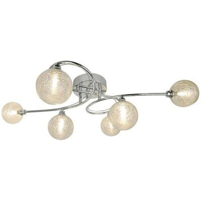 Domoletti, Deckenleuchte, Luminaire ceiling Snowy CL16022-6, 168 W, G9 (G9) Domoletti, Deckenleuchte, Luminaire ceiling Snowy CL16022-6, 168 W, G9 (G9)