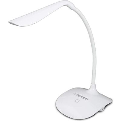 Esperanza Schreibtischlampe - Acrux Weiß - LED, Verstellbar, Batterie Esperanza Schreibtischlampe - Acrux Weiß - LED, Verstellbar, Batterie