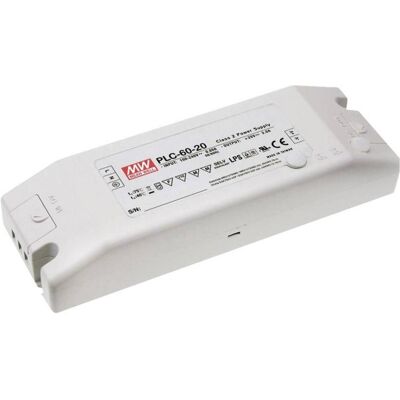 MeanWell, Beleuchtung Zubehör, MEAN WELL PLC-60-36, 60 W, 90 - 264 V, 36 V, 62 mm, 181,5 mm, 35 mm MeanWell, Beleuchtung Zubehör, MEAN WELL PLC-60-36, 60 W, 90 - 264 V, 36 V, 62 mm, 181,5 mm, 35 mm