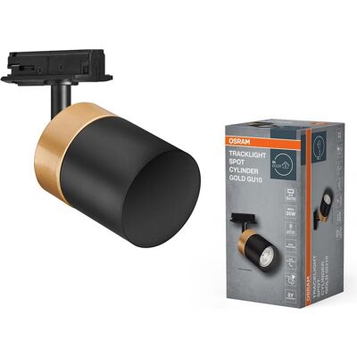 Osram, Beleuchtung Zubehör, TRACKLIGHT SPOT CYLINDER GOLD GU10 Black Osram, Beleuchtung Zubehör, TRACKLIGHT SPOT CYLINDER GOLD GU10 Black