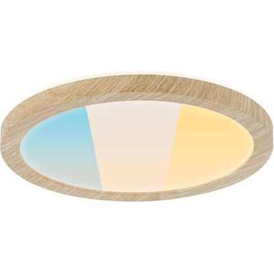 Paulmann LED Panel Atria Shine IP44 rund 190mm - Naturholzoptik - LED Panel Paulmann LED Panel Atria Shine IP44 rund 190mm - Naturholzoptik - LED Panel
