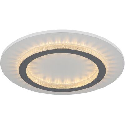 Globo, Deckenleuchte, DECKENL. 24W LED CCT DIMMBAR (JAYDEN WEIss KRISTALL) (3300 lm) Globo, Deckenleuchte, DECKENL. 24W LED CCT DIMMBAR (JAYDEN WEIss KRISTALL) (3300 lm)