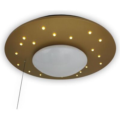 Niermann Stand By, Kinderlampe, Niermann Starlight LED Deckenleuchte E27 Gold Made in Germany Niermann Stand By, Kinderlampe, Niermann Starlight LED Deckenleuchte E27 Gold Made in Germany