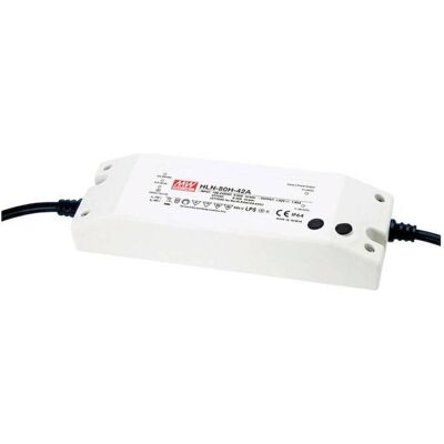 Mean Well, Beleuchtung Zubehör, HLN-80H-42A LED driver, LED transformer Constant voltage, Constant current 81 W 1.95 A Mean Well, Beleuchtung Zubehör, HLN-80H-42A LED driver, LED transformer Constant voltage, Constant current 81 W 1.95 A