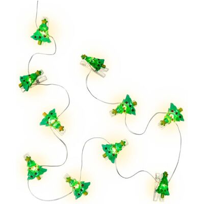 Goobay, Lichterkette, 10er LED-Fotoclips-Lichterkette "Tannenbaum" (1.40 m) Goobay, Lichterkette, 10er LED-Fotoclips-Lichterkette "Tannenbaum" (1.40 m)