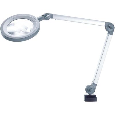 Waldmann, Arbeitsleuchte, LED-Lupenleuchte MLD, 3,5 Dioptrien-Linse, stufenlos dimmbar, 12 W, 792 lm, 5000 K, Alum... (792 lm) Waldmann, Arbeitsleuchte, LED-Lupenleuchte MLD, 3,5 Dioptrien-Linse, stufenlos dimmbar, 12 W, 792 lm, 5000 K, Alum... (792 lm)