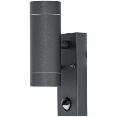Tracon, Deckenleuchte, Assenwand-Spotleuchte mit Bewegungssensor, anthrazit (2000 lm, GU10) Tracon, Deckenleuchte, Assenwand-Spotleuchte mit Bewegungssensor, anthrazit (2000 lm, GU10)