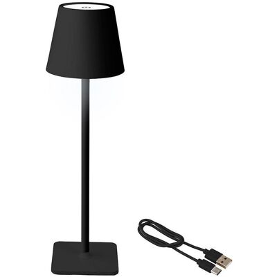 Lumineo, Tischlampe, Rechargeable black table led lamp for outdoor and indoor use 27cm (240 lm) Lumineo, Tischlampe, Rechargeable black table led lamp for outdoor and indoor use 27cm (240 lm)