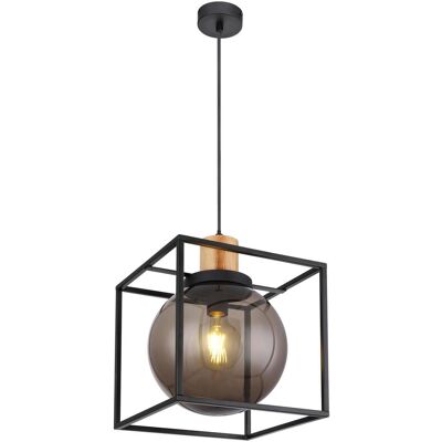 Globo, Pendelleuchte, Hängeleuchte Hilko schwarz matt 1xE27 LED (E27) Globo, Pendelleuchte, Hängeleuchte Hilko schwarz matt 1xE27 LED (E27)