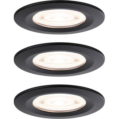 Paulmann, Deckenleuchte, 92311 Nova LED-Einbauleuchte GU10 4.9 W Schwarz (matt) (550 lm, GU10) Paulmann, Deckenleuchte, 92311 Nova LED-Einbauleuchte GU10 4.9 W Schwarz (matt) (550 lm, GU10)