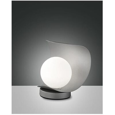 Fabas Luce Adria Silber LED Tischlampe - Modernes Design Fabas Luce Adria Silber LED Tischlampe - Modernes Design