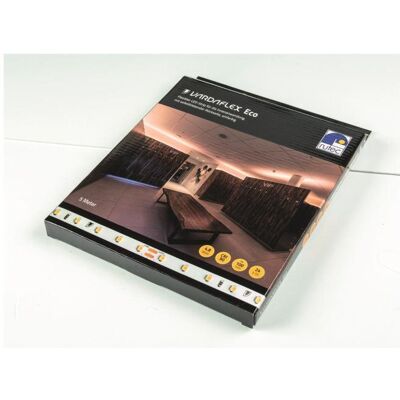 Rutec, LED Streifen, VARDAFLEX Eco LED-Strip uww B82417 ** 24V 24W 2700K 454lm/m 5m B:8mm CRI90 (Warmweiss, 500 cm, Indoor) Rutec, LED Streifen, VARDAFLEX Eco LED-Strip uww B82417 ** 24V 24W 2700K 454lm/m 5m B:8mm CRI90 (Warmweiss, 500 cm, Indoor)