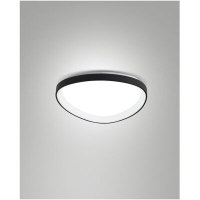 Fabas Luce, Deckenleuchte, Fabas LED-Deckenanbauleuchte Quirk 40W 3150lm 2700-4000K sw Konv IP20 Ø420x70mm 3789-61-101 (3150 lm) Fabas Luce, Deckenleuchte, Fabas LED-Deckenanbauleuchte Quirk 40W 3150lm 2700-4000K sw Konv IP20 Ø420x70mm 3789-61-101 (3150 lm)