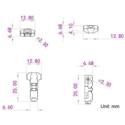 Synergy 21, Beleuchtung Zubehör, LED FLEX Strip zub Easy Connect T shape for 1 line red Synergy 21, Beleuchtung Zubehör, LED FLEX Strip zub Easy Connect T shape for 1 line red