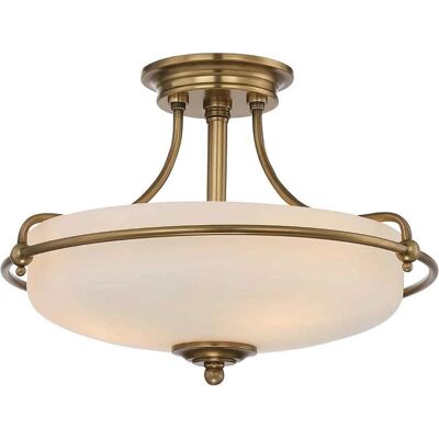 Elstead Lighting, Deckenleuchte, Griffin Deckenleuchte E27 3-fach Verwittertes Messing (3000 lm, E27) Elstead Lighting, Deckenleuchte, Griffin Deckenleuchte E27 3-fach Verwittertes Messing (3000 lm, E27)
