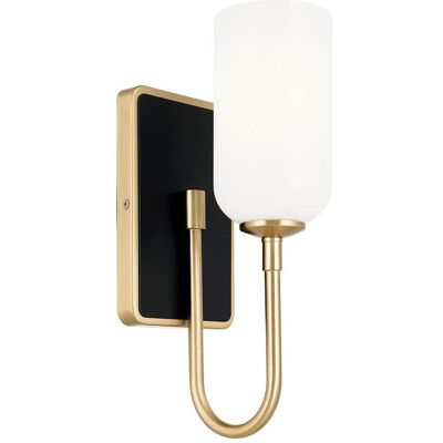 Elstead Lighting, Deckenleuchte, Elstead Solia Wandleuchte G9 Champagnerbronze und schwarz Opal weiss IP44 (G9) Elstead Lighting, Deckenleuchte, Elstead Solia Wandleuchte G9 Champagnerbronze und schwarz Opal weiss IP44 (G9)