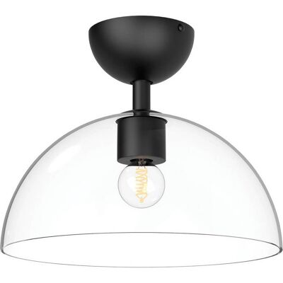 Elstead Lighting, Deckenleuchte, Elstead Jude Deckenleuchte E27 Mattes Schwarz Glas klar (E27) Elstead Lighting, Deckenleuchte, Elstead Jude Deckenleuchte E27 Mattes Schwarz Glas klar (E27)