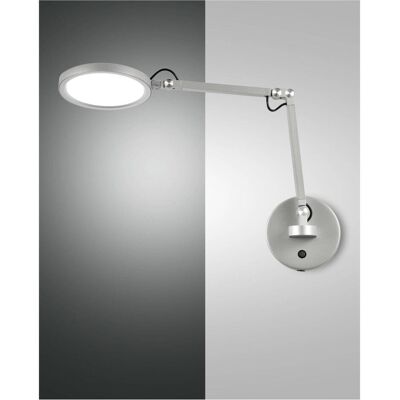 Fabas Luce Regina Aluminium einstellbares Weiß Wandleuchte Fabas Luce Regina Aluminium einstellbares Weiß Wandleuchte