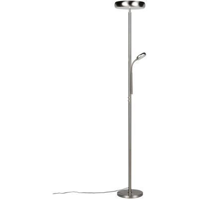 Reality, Stehlampe, R45741107 Palermo LED Stehleuchte 5W ⌀28cm dimmbar Nickel Matt CCT einstellbare Lichtfarbe (2500 lm) Reality, Stehlampe, R45741107 Palermo LED Stehleuchte 5W ⌀28cm dimmbar Nickel Matt CCT einstellbare Lichtfarbe (2500 lm)