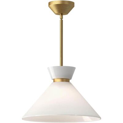 Elstead Lighting, Pendelleuchte, Elstead Halston Pendelleuchte E27 Gebürstete Goldoptik Opal (E27) Elstead Lighting, Pendelleuchte, Elstead Halston Pendelleuchte E27 Gebürstete Goldoptik Opal (E27)