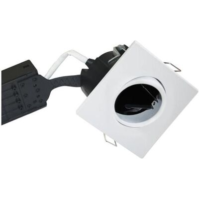 Nordtronic, Deckenleuchte, Uni Install - Downlight ekskl. GU10 Lyskilde - Firkantet Hvid Nordtronic, Deckenleuchte, Uni Install - Downlight ekskl. GU10 Lyskilde - Firkantet Hvid