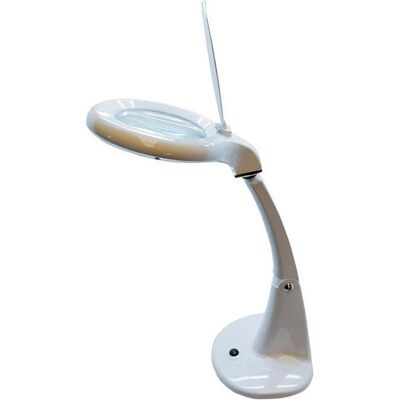 F-Bright, Tischlampe, Led magnifying desk lamp 3x 12x, 4 w 300 lm 6500 k, white, 190 x 380 mm (300 lm) F-Bright, Tischlampe, Led magnifying desk lamp 3x 12x, 4 w 300 lm 6500 k, white, 190 x 380 mm (300 lm)