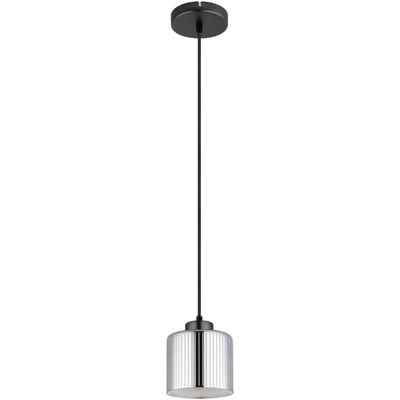 Globo, Pendelleuchte, Felicia E27 Hängeleuchte 60W Schwarz-Chrom Matt, Metall Ø14cm 16056H (E27) Globo, Pendelleuchte, Felicia E27 Hängeleuchte 60W Schwarz-Chrom Matt, Metall Ø14cm 16056H (E27)