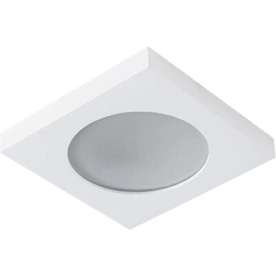 Kanlux, Deckenleuchte, Deckenleuchte FLINI IP44 DSL-W weisse quadratische Deckenleuchte ohne Rahmen 33121 (G5.3, GU10) Kanlux, Deckenleuchte, Deckenleuchte FLINI IP44 DSL-W weisse quadratische Deckenleuchte ohne Rahmen 33121 (G5.3, GU10)