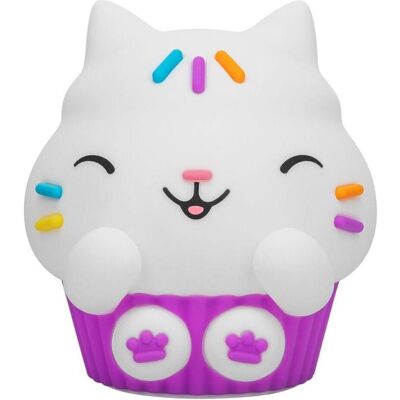 Paladone Products, Nachtlicht, Gabby's Dollhouse Squishy Glo Silikon-Leuchte Cakey Cat 15 cm Paladone Products, Nachtlicht, Gabby's Dollhouse Squishy Glo Silikon-Leuchte Cakey Cat 15 cm