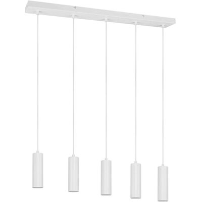 Trio, Pendelleuchte, 367700531 Soka GU10 Pendelleuchte 5-fach ⌀5,5cm Weiss Matt (GU10) Trio, Pendelleuchte, 367700531 Soka GU10 Pendelleuchte 5-fach ⌀5,5cm Weiss Matt (GU10)