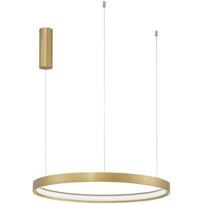 Nova Luce, Pendelleuchte, PERRINE LED Pendelleuchte Gold 40W Warmweiss 150x60cm dimmbar 9345619 (2800 lm) Nova Luce, Pendelleuchte, PERRINE LED Pendelleuchte Gold 40W Warmweiss 150x60cm dimmbar 9345619 (2800 lm)