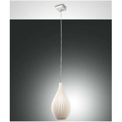 Fabas Luce Weiße Pendelleuchte Modell 3759-40-102 - Pendelleuchte Fabas Luce Weiße Pendelleuchte Modell 3759-40-102 - Pendelleuchte